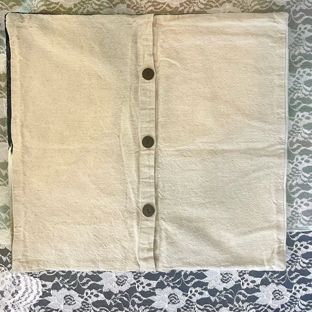 West Elm Two Pillow cover’s Beige,Blue,Green